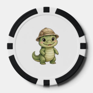 Lil' Bayou Explorers Alligator Poker Chips