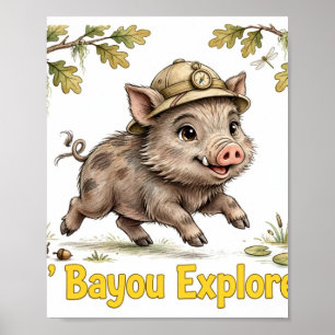Lil' Bayou Explorers-Eberposter Poster