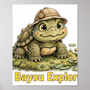 Lil' Bayou Explorers Schildkrötenposter Poster