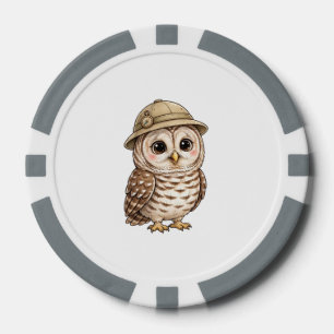 Lil' Bayou Explorers Schleiereule Poker Chips