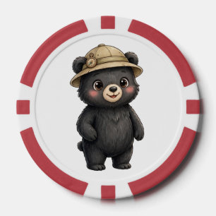 Lil' Bayou Explorers Schwarzbär-Pokerchips Pokerchips