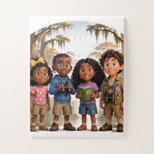 Lil' Bayou Explorers Team 30-teiliges Kinderpuzzle Puzzle