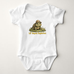 Lil' Bayou Explorers Turtle Baby Bodysuit Strampler