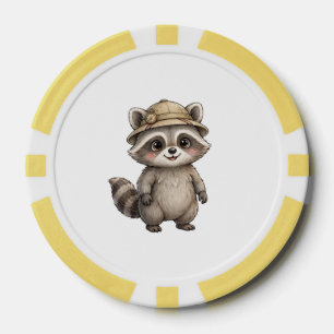 Lil' Bayou Explorers Waschbären-Pokerchips Pokerchips
