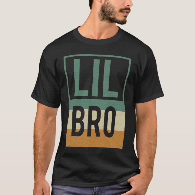 Lil Big Bro Younger Brother T-Shirt (Vorderseite)