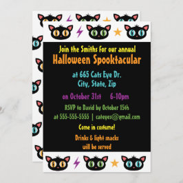 Lil Black Kätzchens Einladung