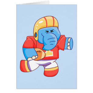 Lil blauer Elefant-Fußball