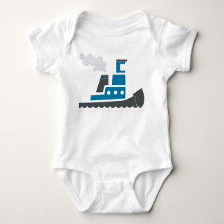 Lil blaues Schlepper-Baby einteilig Baby Strampler