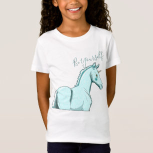 Lil Blue Palomino Unicorn (Seien Sie selbst) T-Shirt
