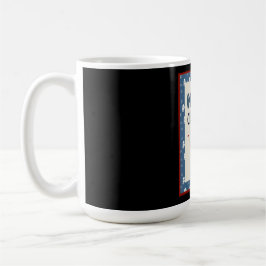 Lil Blue Süsse sagt "Frohe Weihnachten" Kaffeetasse