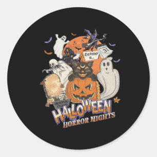 Lil Boo Halloween Horror jeden 3. Oktober Runder Aufkleber