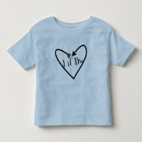 Lil' Bro Brother Kids Script Arrow Heart Boho