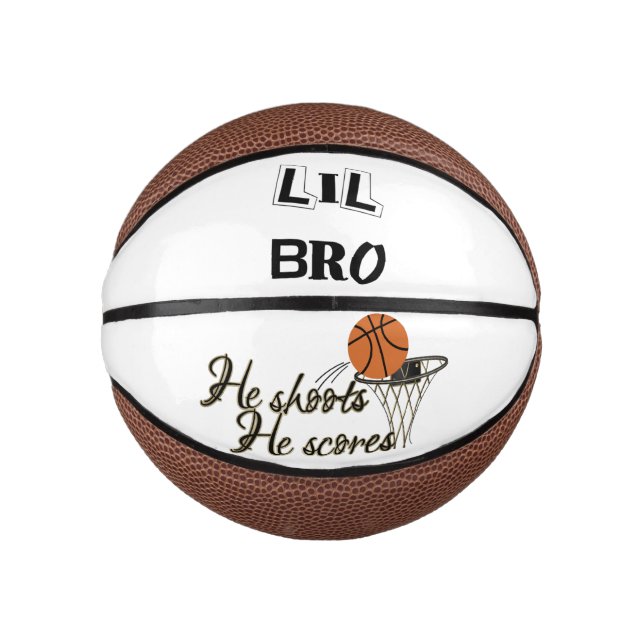 Lil Bro - Custom Mini Basketball (Vorderseite)