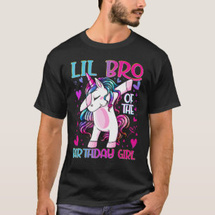 Lil Bro der Geburtstagskarte Dabbing Unicorn Littl T-Shirt