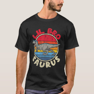 Lil Bro Saurus I Velociraptor I Family Matching T-Shirt