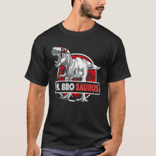 Lil Brosaurus T-Rex Matching Funny Lil Bro Saurus T-Shirt