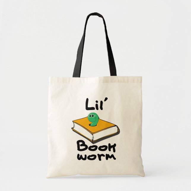 Lil Bücherwurm Tragetasche (Vorne)