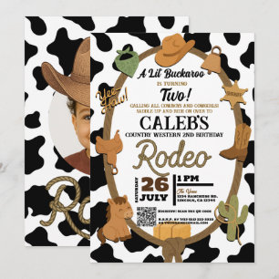Lil' Buckaroo Country Western Rodeo Geburtstag  Einladung