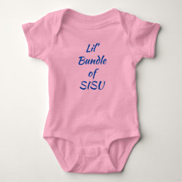 Lil' Bundle of SISU Finland Baby One-Piece (Pink) Strampler