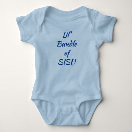 Lil' Bundle von SISU Finnish Baby One-Piece (blau) Strampler