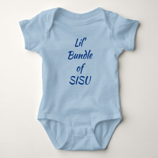 Lil' Bundle von SISU Finnish Baby One-Piece (blau) Strampler