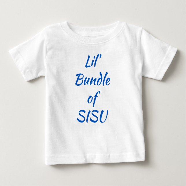 Lil' Bundle von SISU Finnish Baby T - Shirt (Vorderseite)