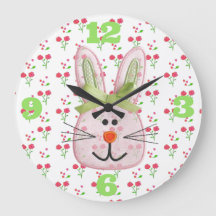 "Lil Bunny" ACRYLIC WALL CLOCK