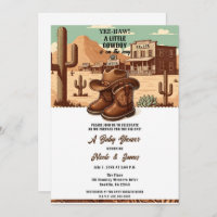 Lil Cowboy Country Western Boots + Hat Baby Dusche