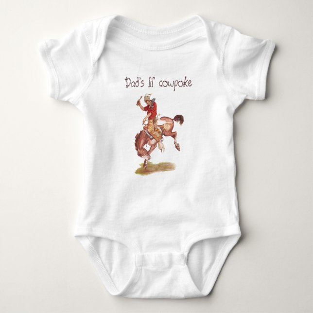 Lil' cowpoke baby strampler (Vorderseite)