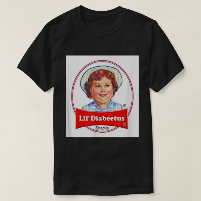 Lil Diabeetus Parody Diabetes lustiges Hemd3007 T-Shirt (Design vorne)