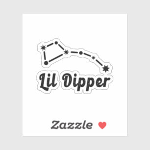 Lil Dipper Constellation Ursa Minor Aufkleber