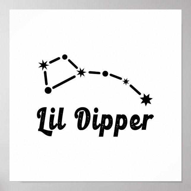 Lil Dipper Constellation Ursa Minor Poster (Vorne)