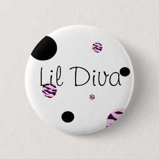 Lil Diva-Knopf Button