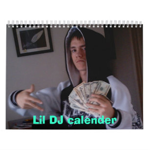 Lil DJ tragen ein Kalender