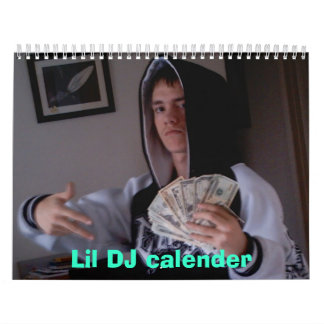 Lil DJ tragen ein Kalender