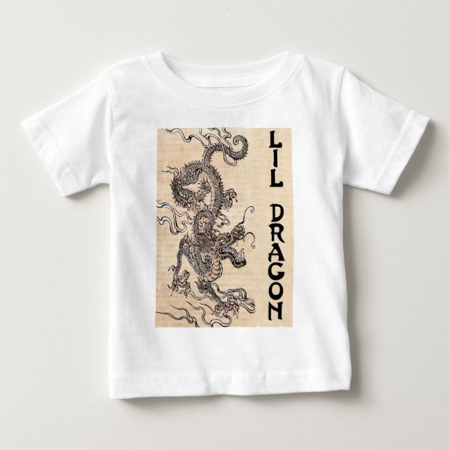 Lil Drache Baby T-shirt (Vorderseite)