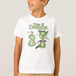 Lil Dragon 3. Geburtstag T-Shirt