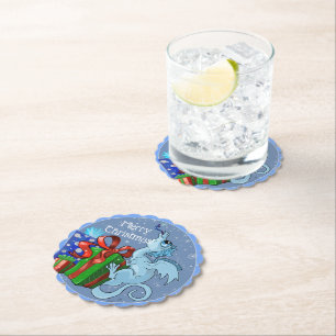 lil' Dragon Snowflake Untersetzer