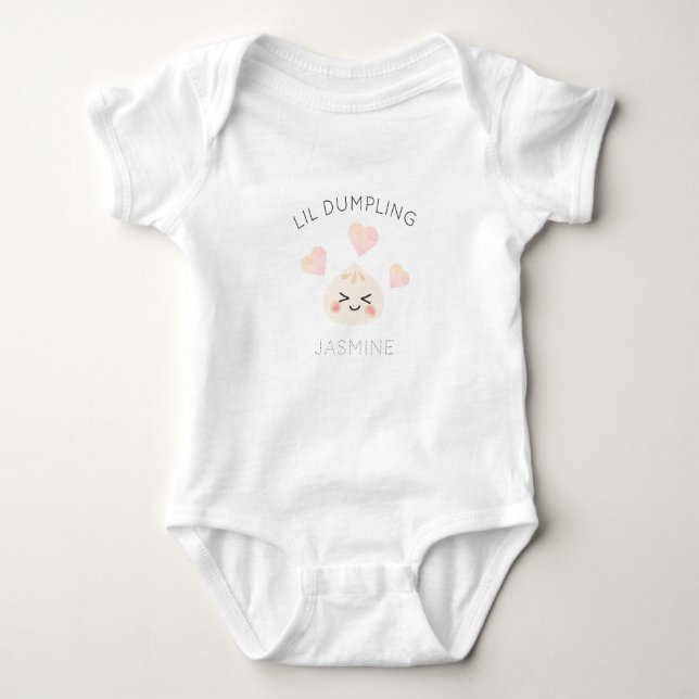 Lil Dumpling Baby Bodysuit Strampler (Vorderseite)