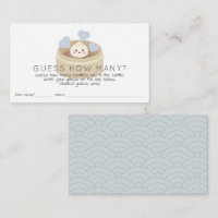 Lil Dumpling Baby Dusche Blue rät wie viele Süßigk