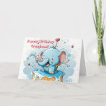 LIL ELEPHANT GRANDSON BIRTHDAY CARD DANKESKARTE<br><div class="desc">Hier ist eine bezaubernde Geburtstagskarte für deinen Enkel.</div>