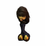 Lil Emo Mädchen-Skulptur Freistehende Fotoskulptur<br><div class="desc">Ihr eigenes Darkley,  das lil emo Mädchen von der lebhaften Reihe.</div>