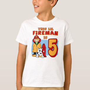 Lil Feuerwehrmann-5. Geburtstag T-Shirt