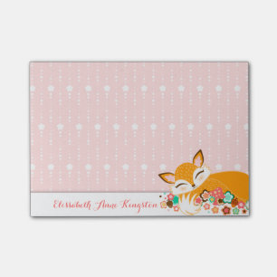 Lil Foxie CUB - niedliche Fox kundenspezifische Post-it Klebezettel