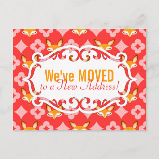 Lil Foxie - Niedliche Füchse - Maßgeschneiderte Ka Ankündigungspostkarte