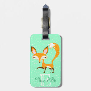 Lil Foxie - niedlicher Girly Fox - Gepäckanhänger