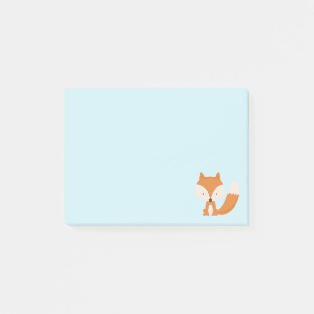 Lil' Foxy Post-it® Notes 4 x 3 Post-it Klebezettel (Vorderseite)