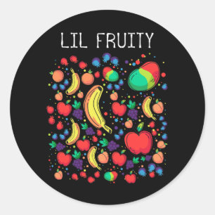Lil Fruity LGBTQ Frucht Subtile Lesben LGBTQ Pride Runder Aufkleber