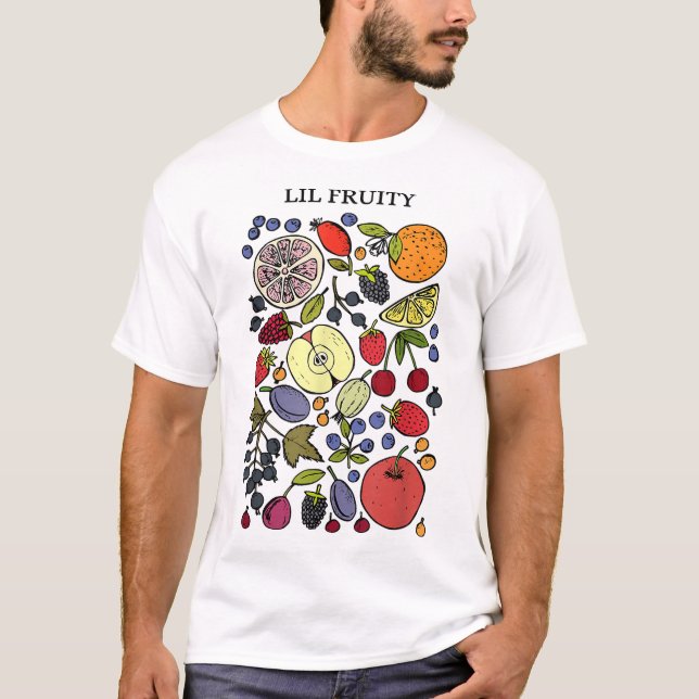 Lil Fruity LGBTQ Frucht Subtile Lesben LGBTQ Pride T-Shirt (Vorderseite)