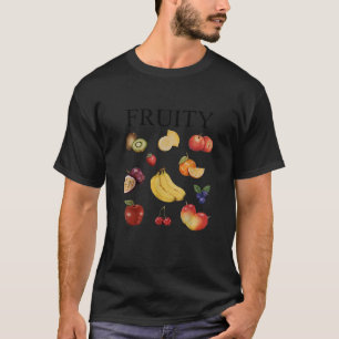 LIL Fruity Subtle Lesbian Strawberry Cottagecore L T-Shirt